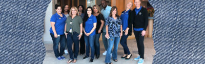 SafeAmerica Credit Union employees wearing jeans for Miracle Jeans Day